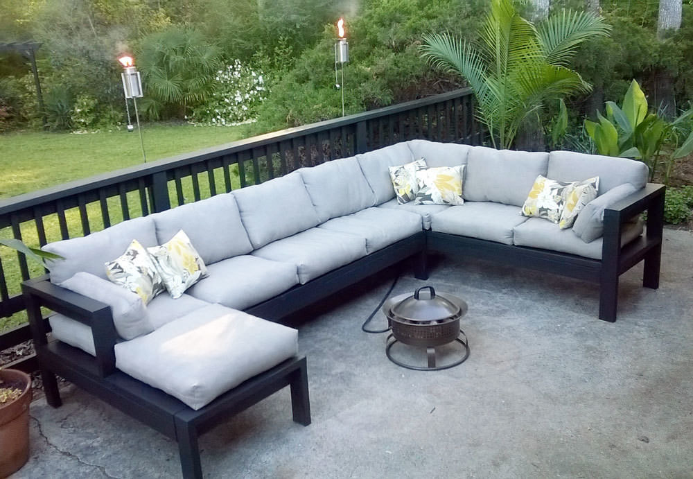 DIY Outdoor Couch
 Perfect DIY Patio Ideas & Projects • The Bud Decorator