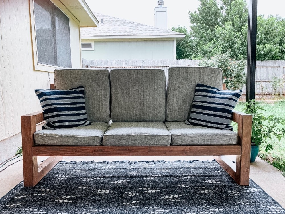 DIY Outdoor Couch
 How to Build a DIY Outdoor Sofa Love & Renovations