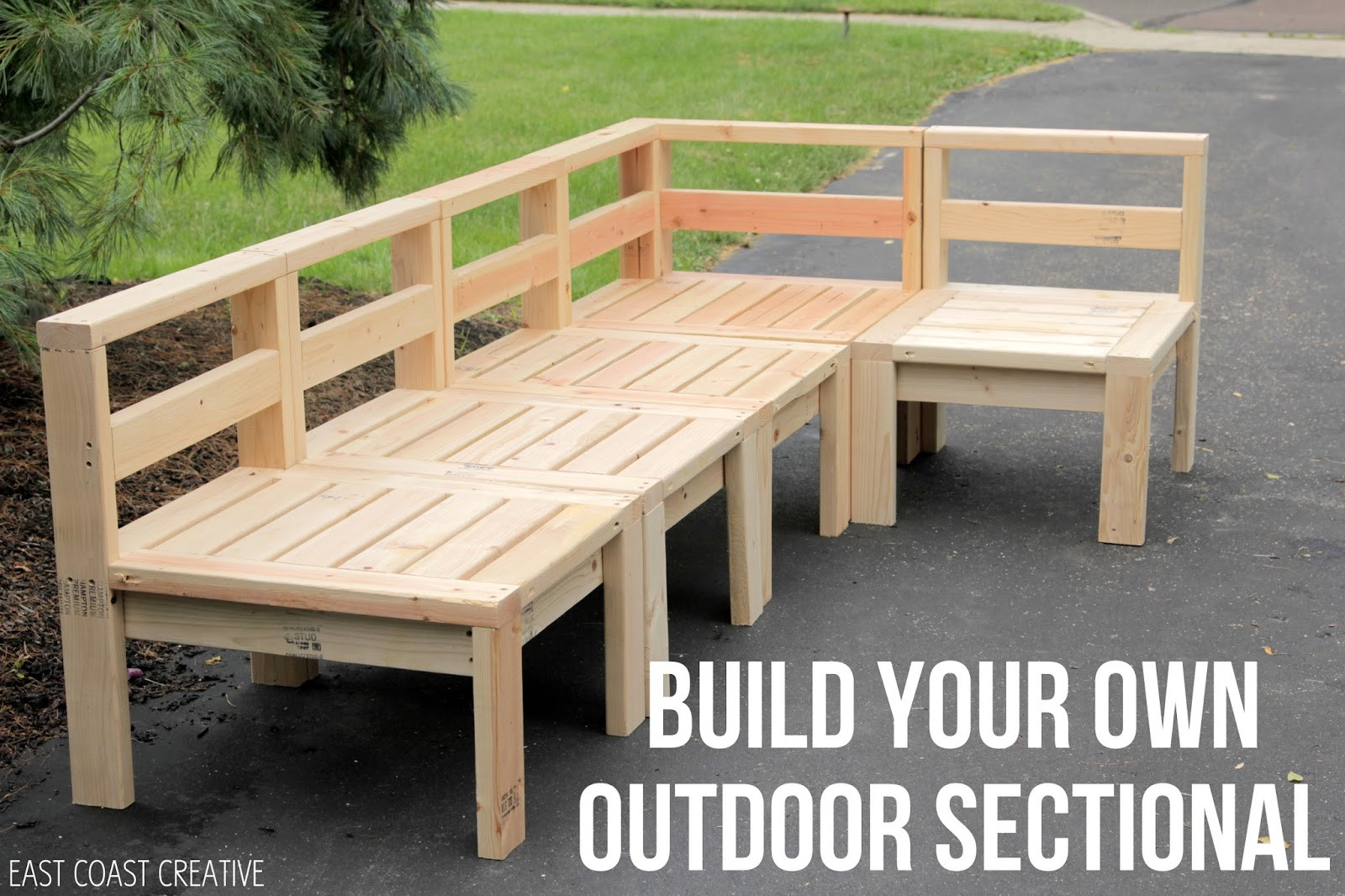 DIY Outdoor Couch
 How to Build an Outdoor Sectional Knock It f