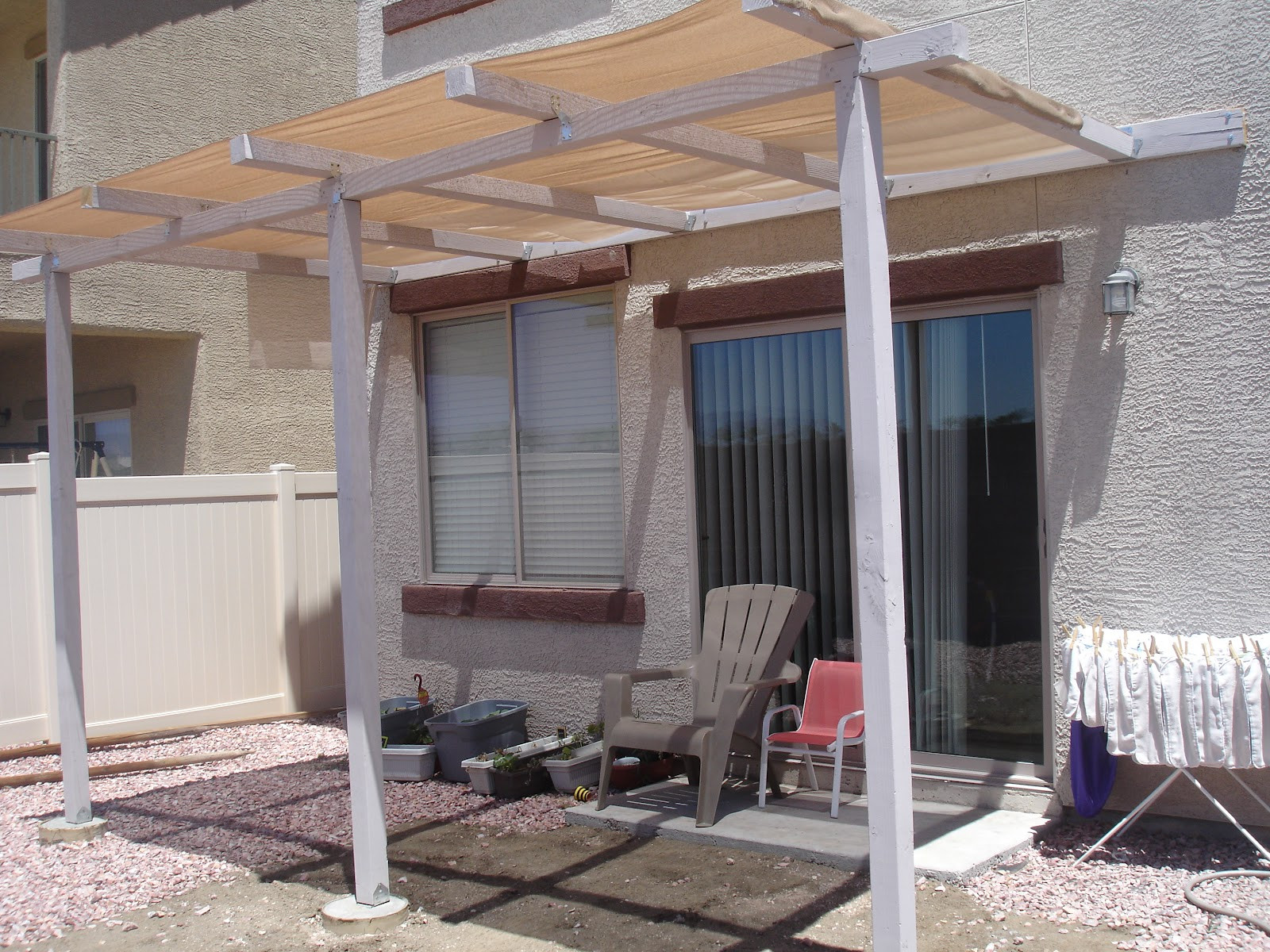 DIY Outdoor Covered Patio
 Alex Haralson Update Our DIY Patio Cover