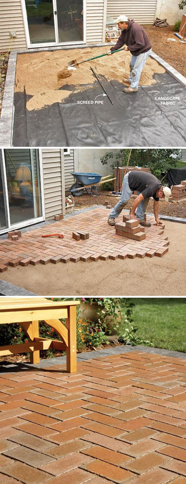 DIY Outdoor Covered Patio
 DIY Concrete Patio Cover Up Ideas