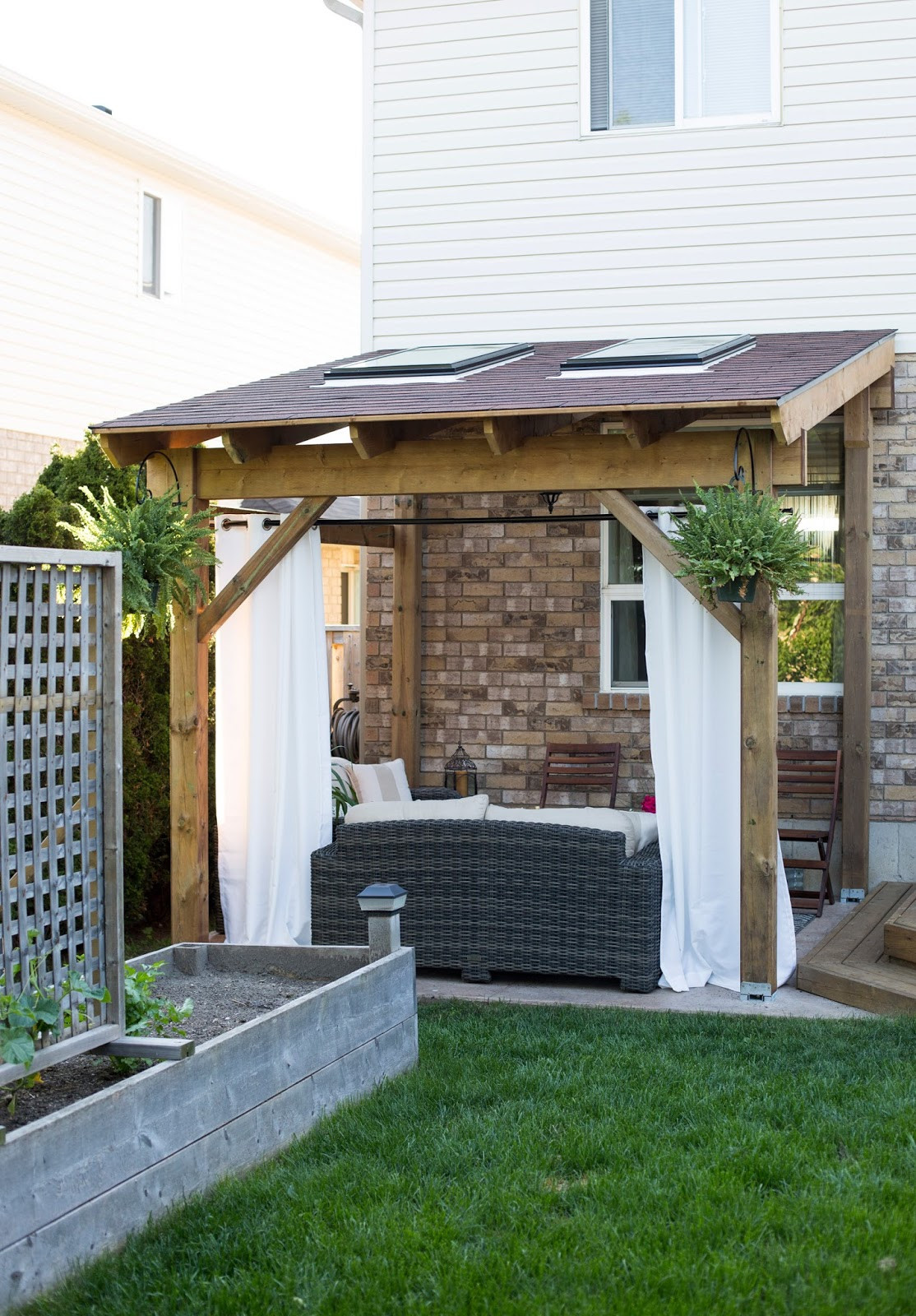 DIY Outdoor Covered Patio
 HDBlogSquad How to Build a Covered Patio • Brittany Stager