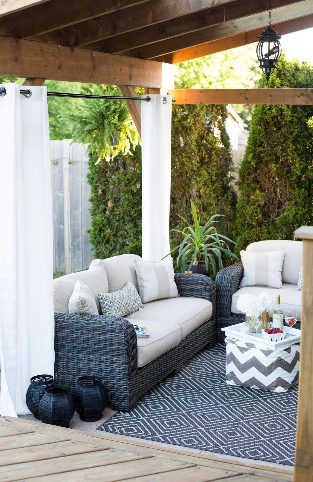 DIY Outdoor Covered Patio
 Covered Patio Reveal