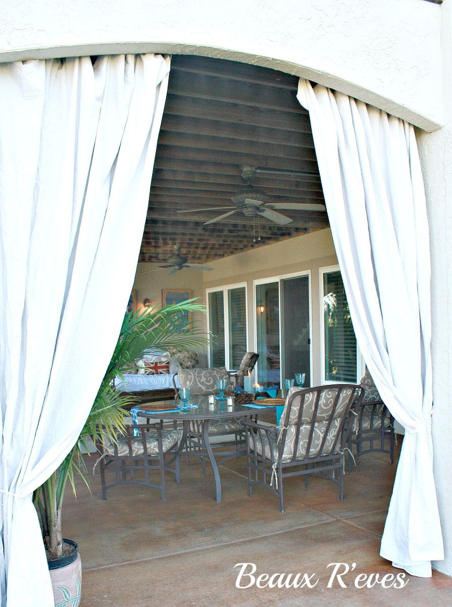 DIY Outdoor Curtain Rod
 Hometalk
