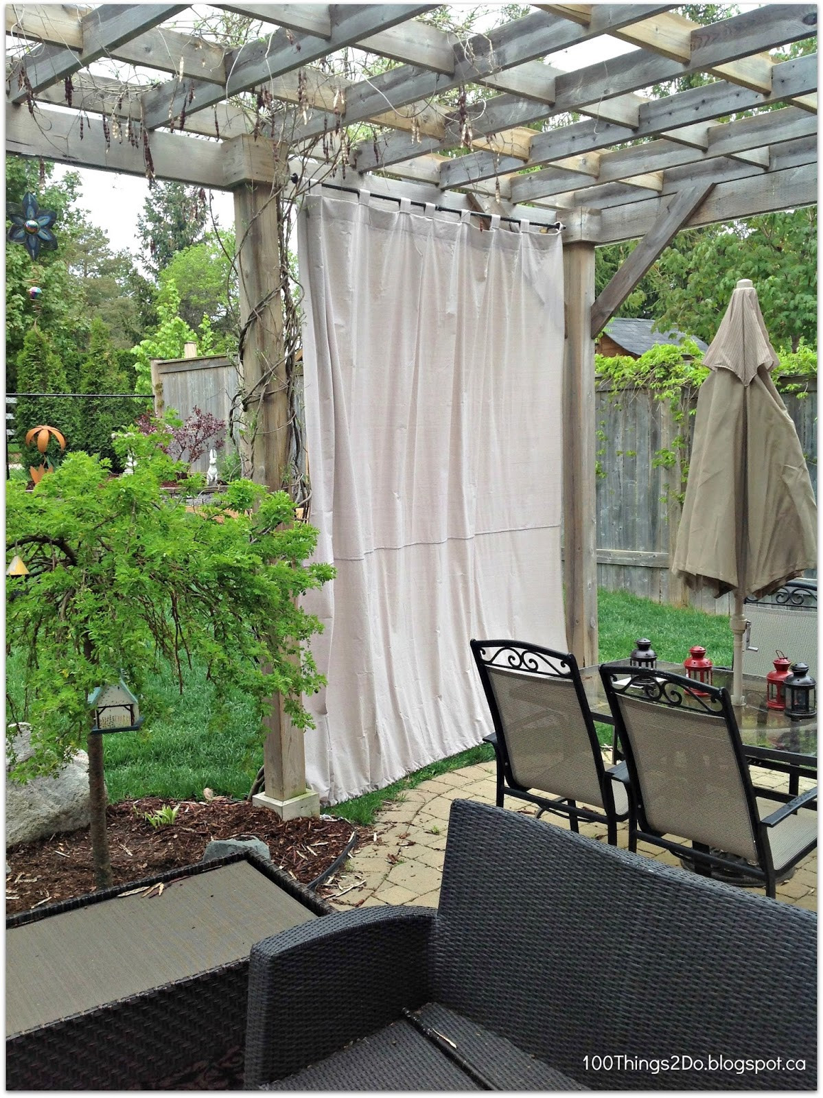 DIY Outdoor Curtains
 DIY Patio Curtains