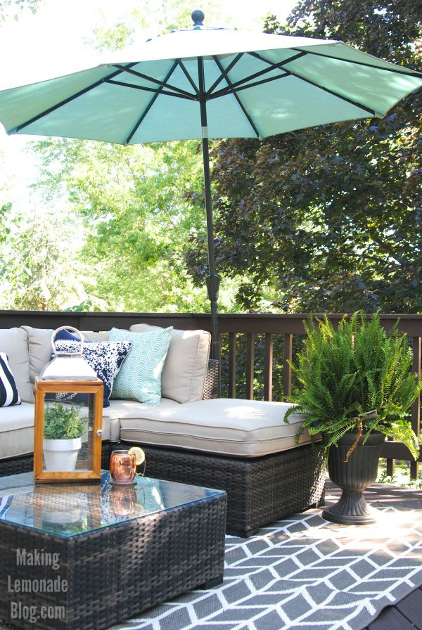 DIY Outdoor Deck
 Deck and Outdoor Dining Area Reveal