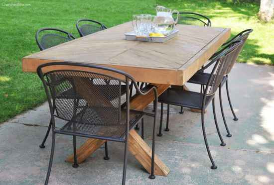 DIY Outdoor Dining Table Plans
 18 DIY Outdoor Dining Room Tables