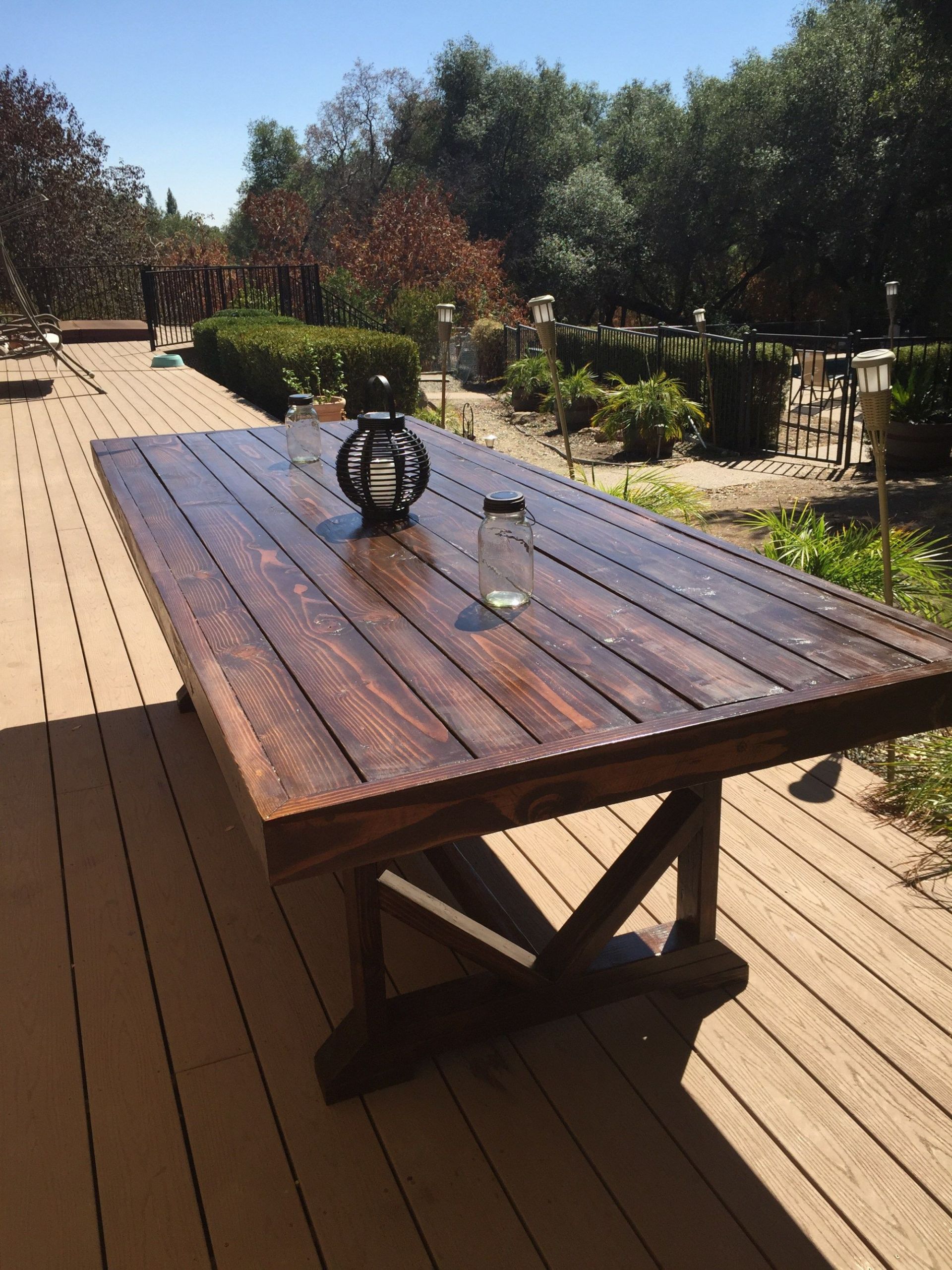 DIY Outdoor Dining Table Plans
 DIY Outdoor Dining Table