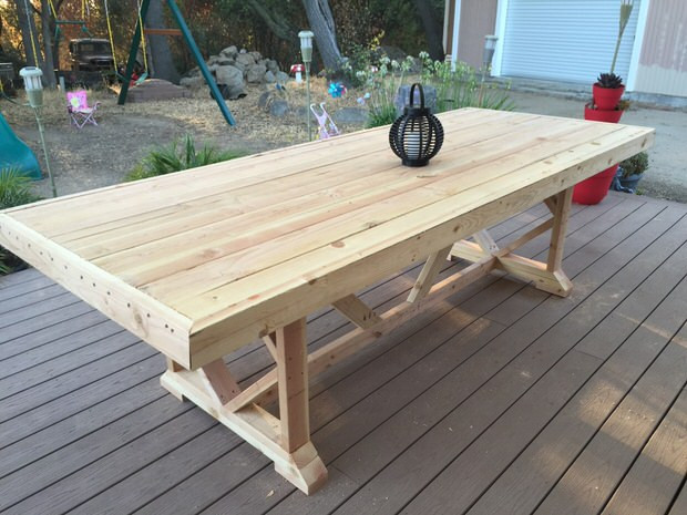 DIY Outdoor Dining Table Plans
 DIY Outdoor Dining Tables