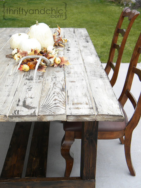 DIY Outdoor Farmhouse Table
 10 DIY Outdoor Farmhouse Tables Seeking Lavendar Lane