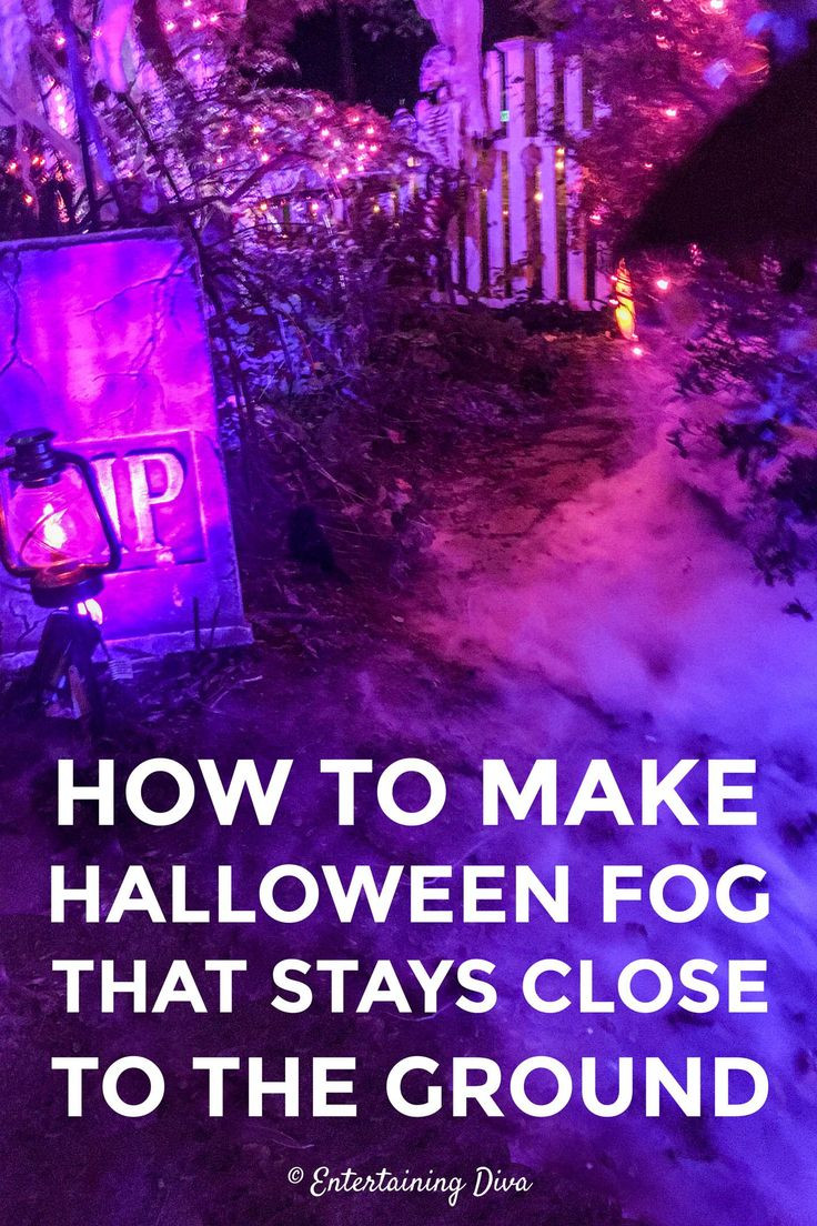 DIY Outdoor Fog Machine
 Halloween Fog Machine Ideas How To Make Low Lying Fog