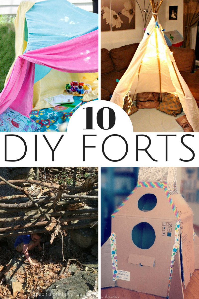 DIY Outdoor Fort
 10 Fun DIY Forts for Kids