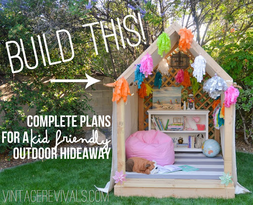 DIY Outdoor Fort
 Woodwork Simple Diy Playhouse Plans PDF Plans
