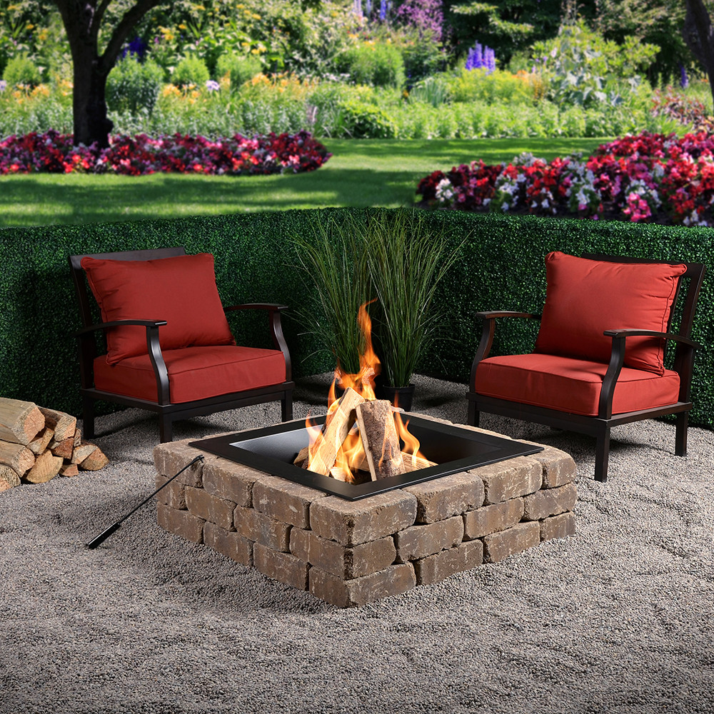 DIY Outdoor Gas Fire Pit
 DIY Square Gas Fire Pit Kit – Bond MFG Heating