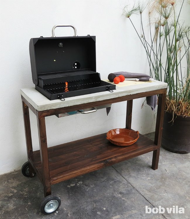DIY Outdoor Grill
 DIY Outdoor Kitchen How to Make a Grill Station Bob Vila