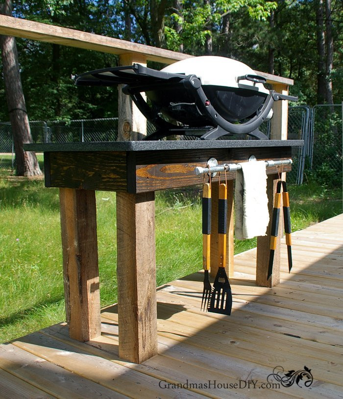 DIY Outdoor Grill
 How to build an outdoor grill station DIY wood working