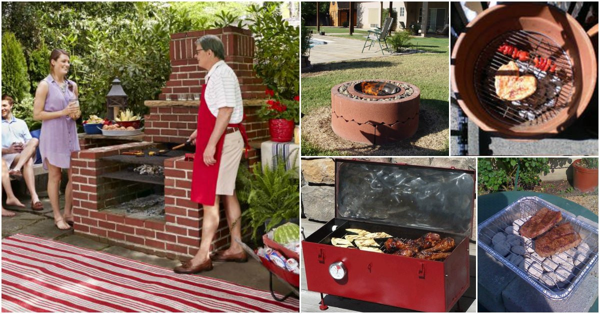 DIY Outdoor Grill
 10 Awesome DIY Barbecue Grills To Fill Your Backyard With