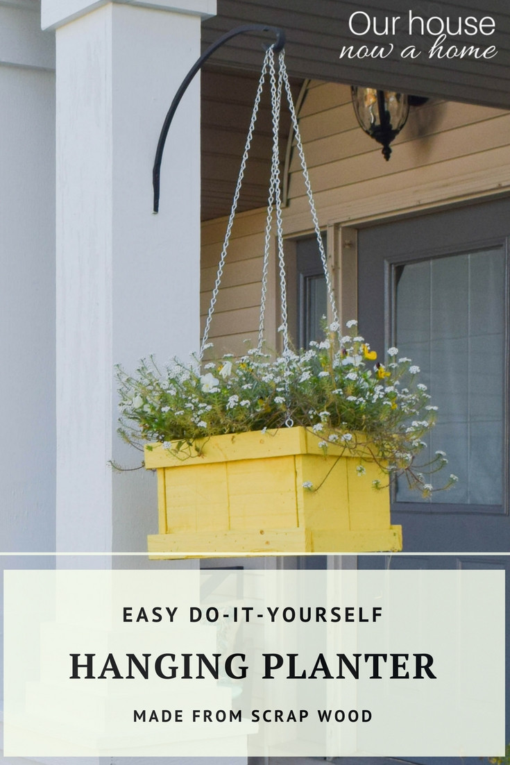 DIY Outdoor Hanging Planter
 DIY hanging planter how to create using wood pallets