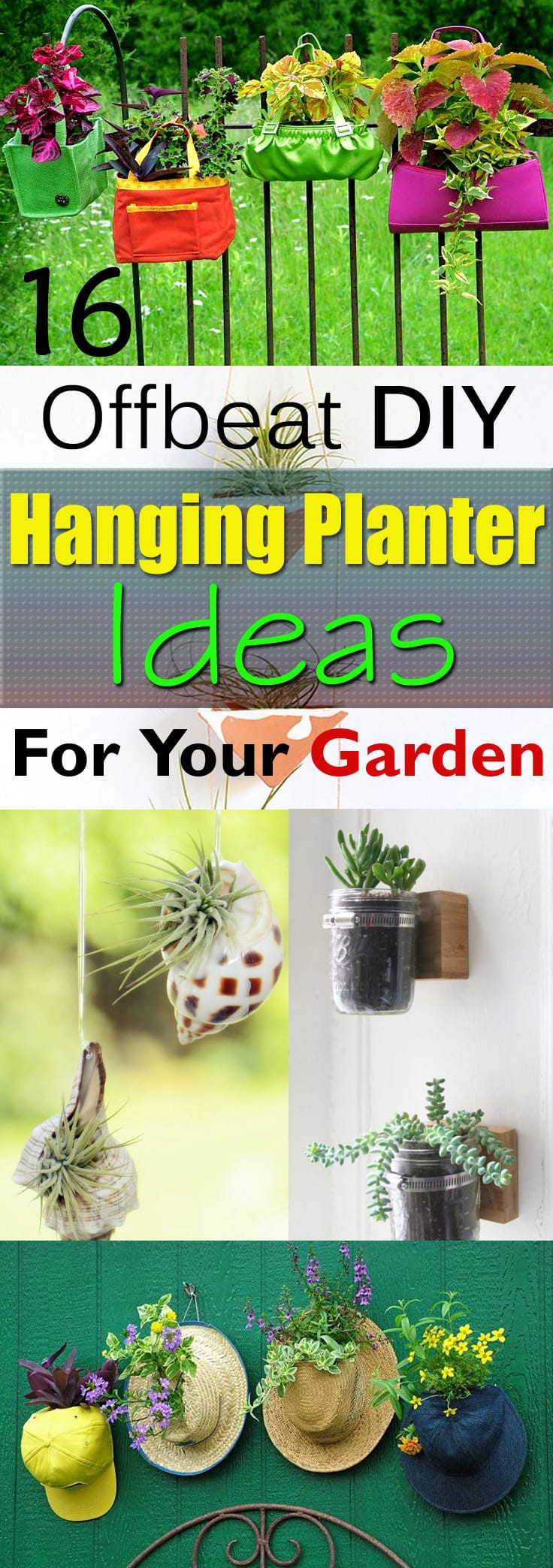 DIY Outdoor Hanging Planter
 16 fbeat DIY Hanging Planter Ideas