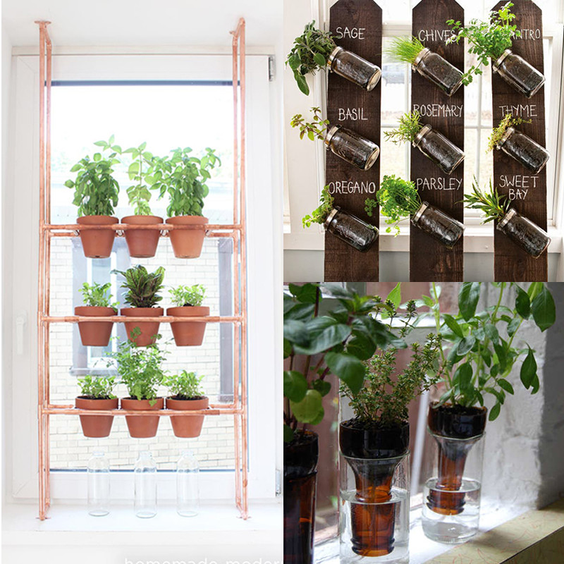 DIY Outdoor Herb Garden
 DIY to try Indoor herbs garden Ohoh deco