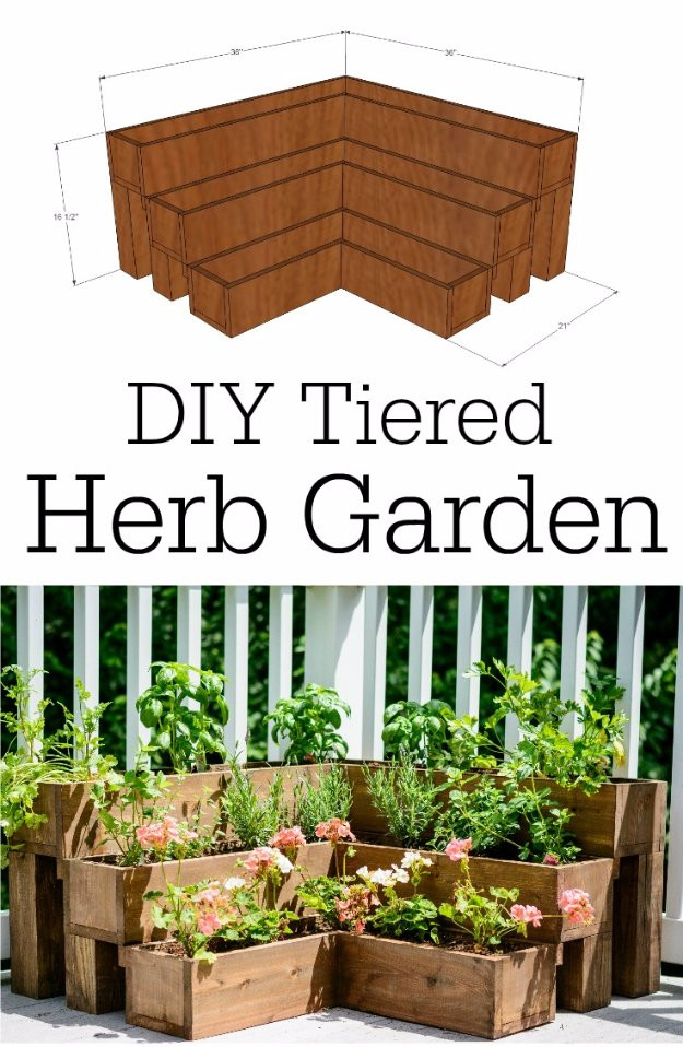 DIY Outdoor Herb Garden
 36 DIYs You Need For Your Garden