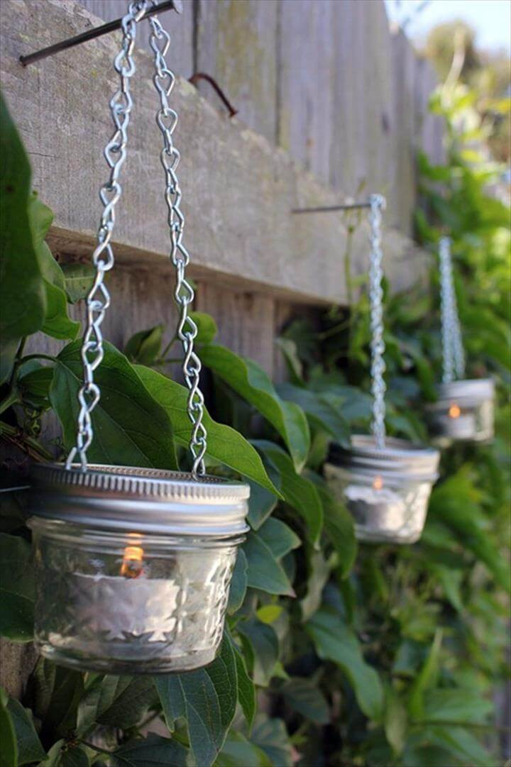 DIY Outdoor Lanterns
 35 Mason Jar Lights Do It Yourself Ideas