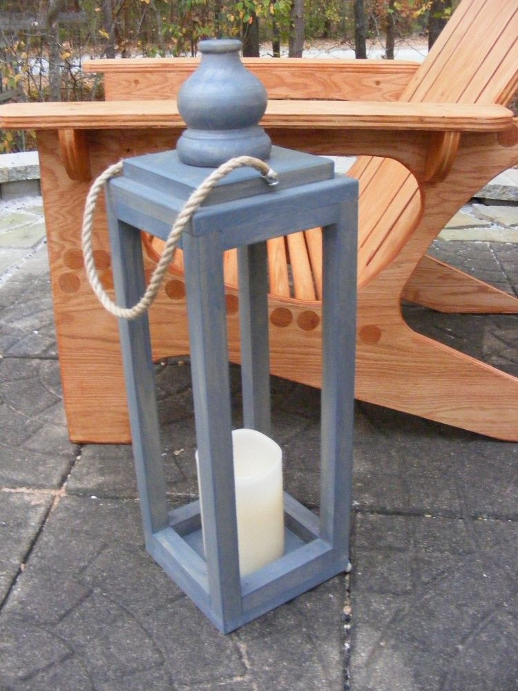 DIY Outdoor Lanterns
 Wooden Lantern DIY