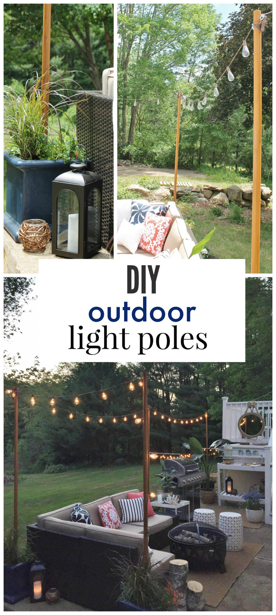 DIY Outdoor Light
 DIY Outdoor Light Poles City Farmhouse