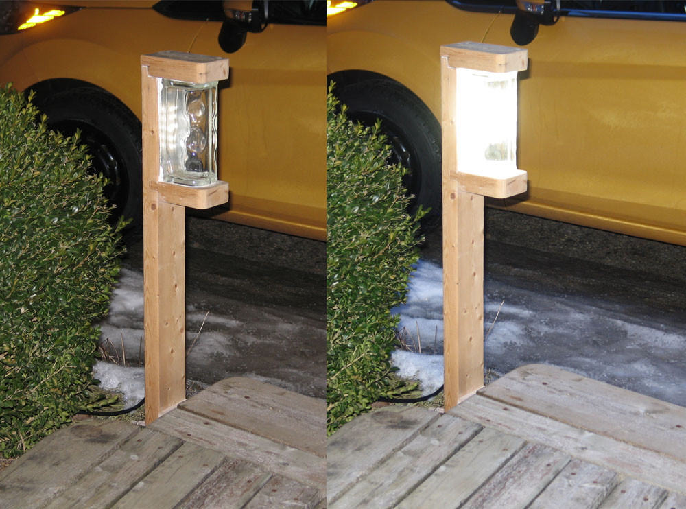 DIY Outdoor Light
 georgesworkshop a very bright 1 watt diy led garden light