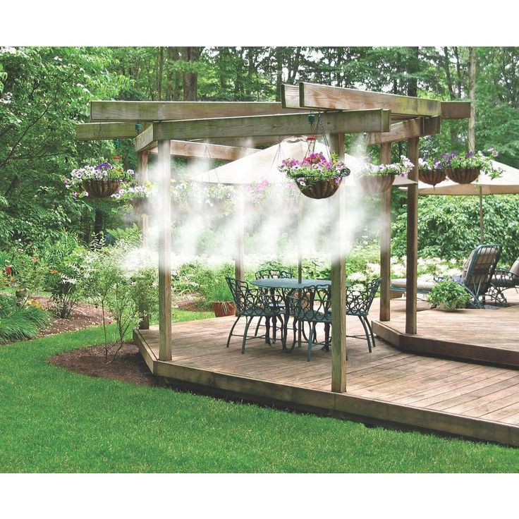 DIY Outdoor Mister System
 8 best diy outdoor misting system images on Pinterest