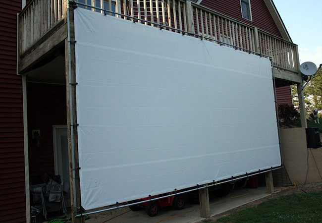 DIY Outdoor Movie Projector
 DIY Outdoor Movie Screen Weekend Projects Bob Vila
