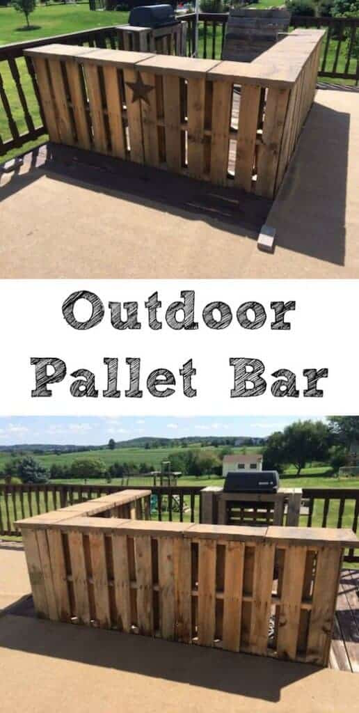 DIY Outdoor Pallet Bar
 The Coolest Pallet Projects on Pinterest Princess Pinky Girl