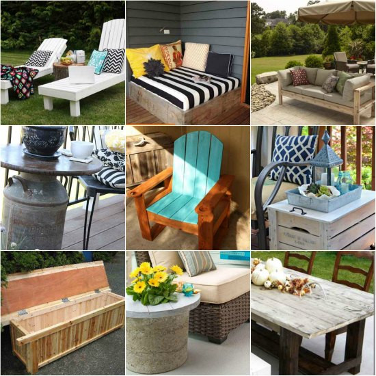 DIY Outdoor Patio Ideas
 18 DIY Patio Furniture Ideas For An Outdoor Oasis