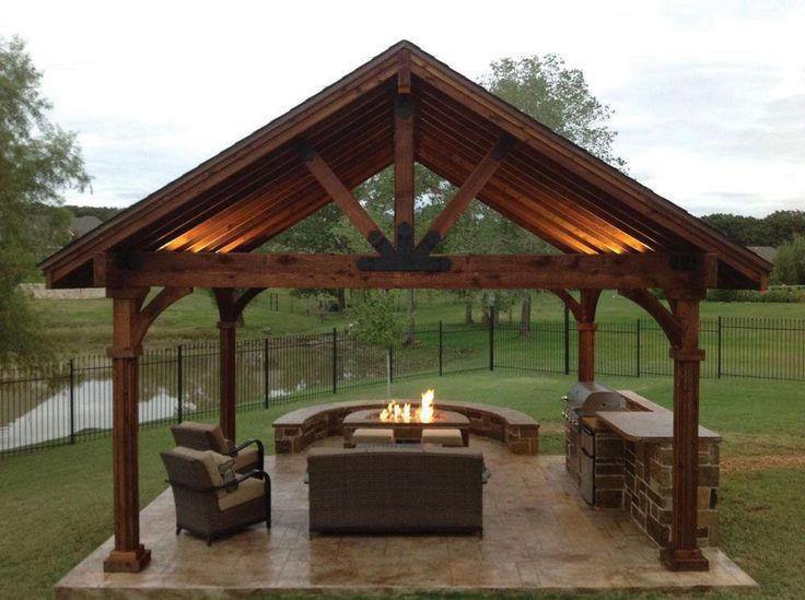 DIY Outdoor Pavilion
 72 best outdoor fireplace ideas images on Pinterest