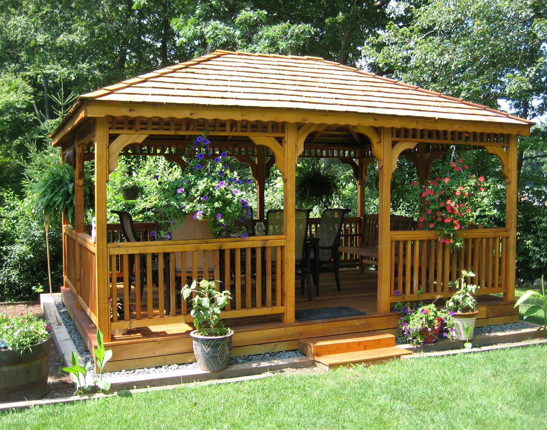 DIY Outdoor Pavilion
 Gazebos Wooden Garden Shed Plans pliments Build
