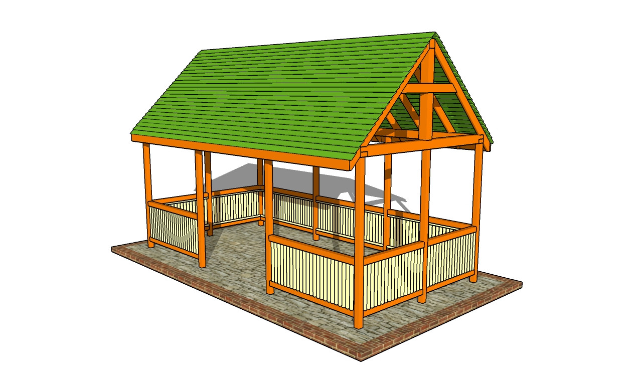 DIY Outdoor Pavilion
 Outdoor pavilion plans