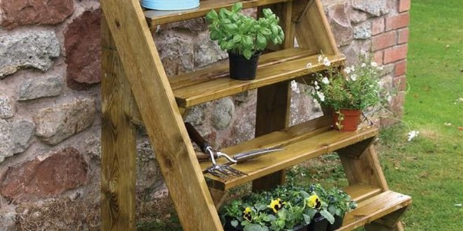 DIY Outdoor Plant Stand
 15 DIY Plant Stands You Can Make Yourself – Home And