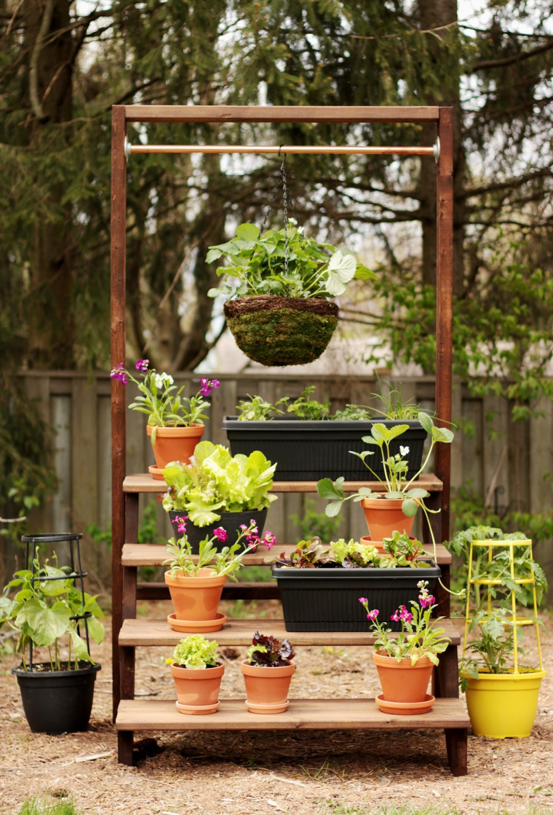 DIY Outdoor Plant Stand
 7 Steps To A DIY Staircase Garden For Your Patio