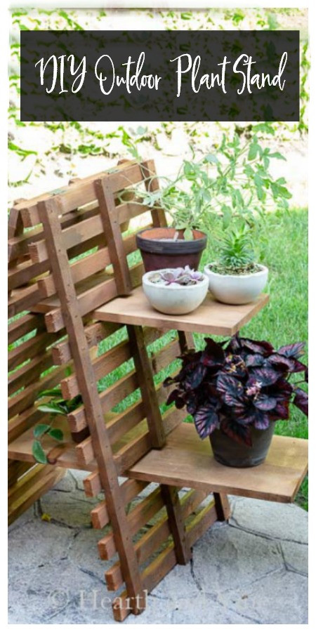DIY Outdoor Plant Stand
 How to Make an Outdoor Plant Stand for Multiple Plants