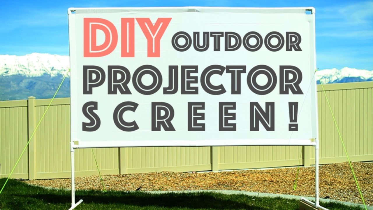 DIY Outdoor Projector
 DIY Outdoor Projector Screen Plus Micro Projector Review