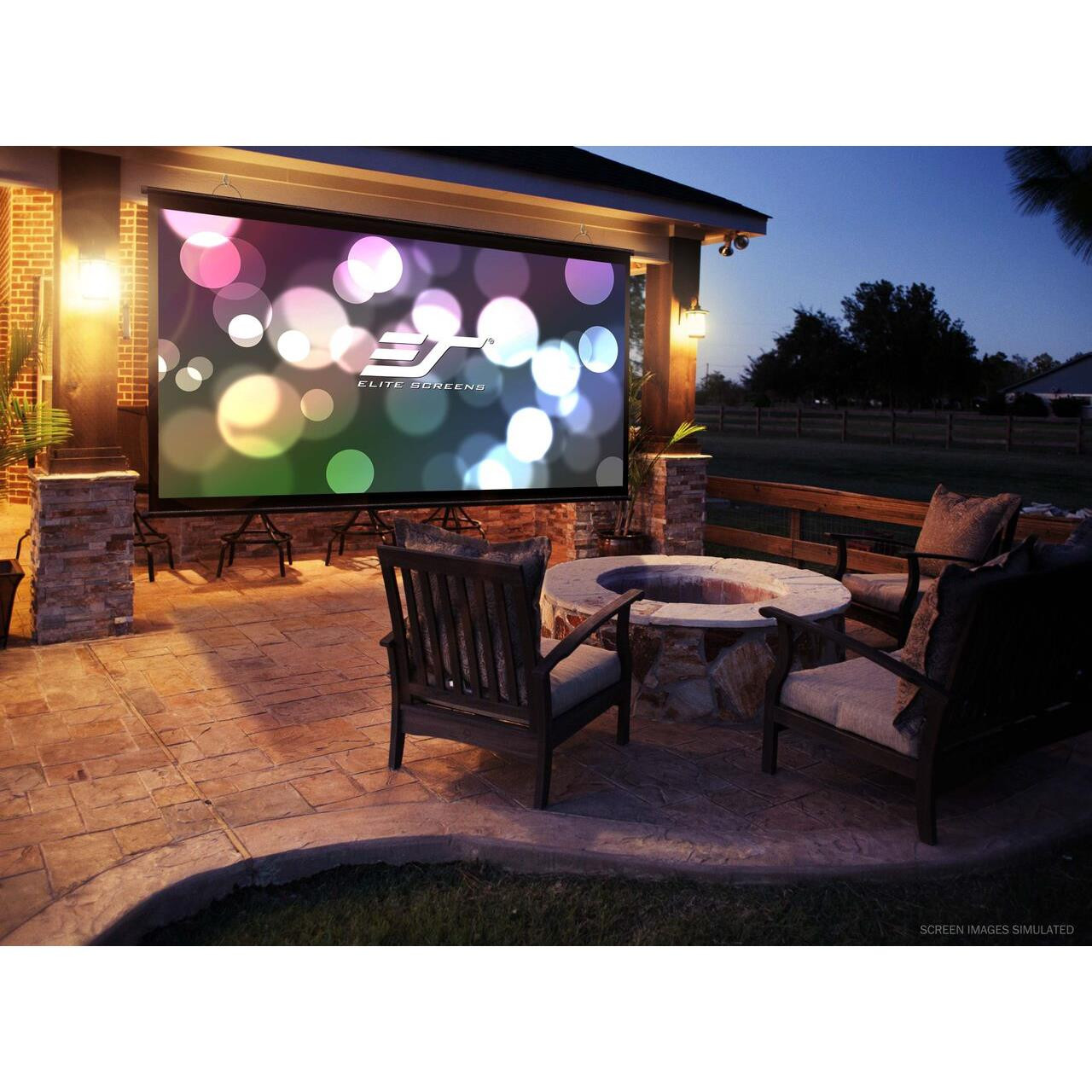 DIY Outdoor Projector
 Elite Screens DIYW150H3 DIY Wall 3 150" Outdoor