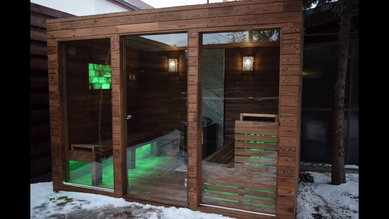 DIY Outdoor Sauna Plans
 Homemade outdoor sauna build time lapse