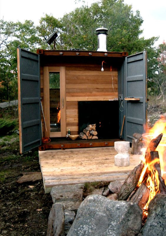 DIY Outdoor Sauna Plans
 21 Inexpensive DIY Sauna and Wood Burning Hot Tub Design Ideas
