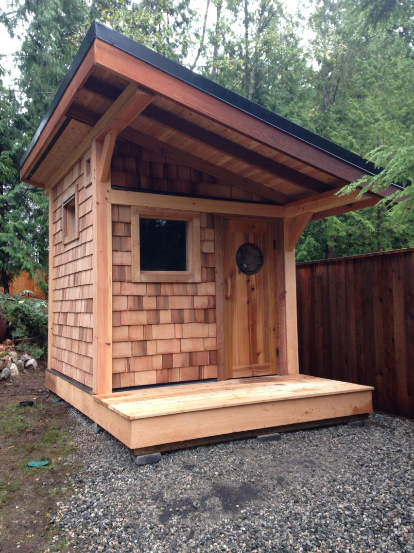 DIY Outdoor Sauna Plans
 West Coast Cedar Sauna