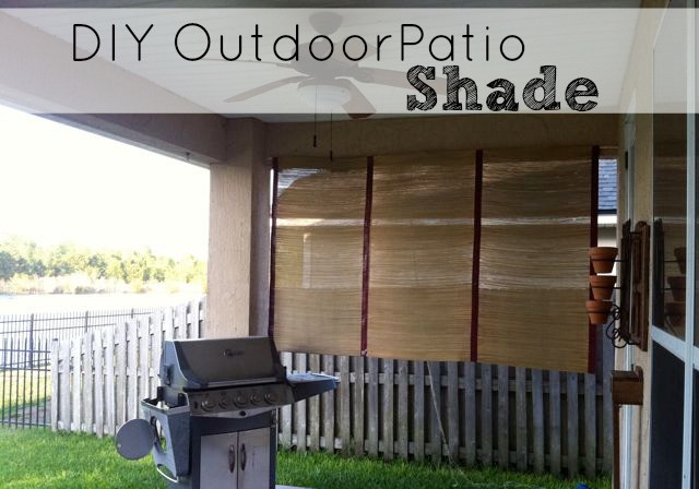 DIY Outdoor Shade
 DIY Outdoor Patio Shade – Saving The Family Money
