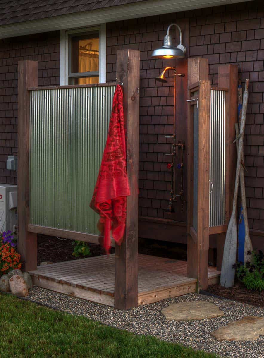 DIY Outdoor Shower Enclosure
 45 Stunning outdoor showers that will leave you invigorated