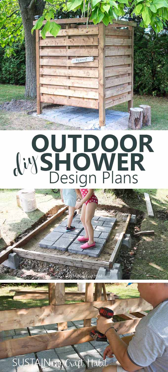 DIY Outdoor Shower Enclosure
 DIY Outdoor Shower Enclosure Plans [with VIDEO ] – Sustain