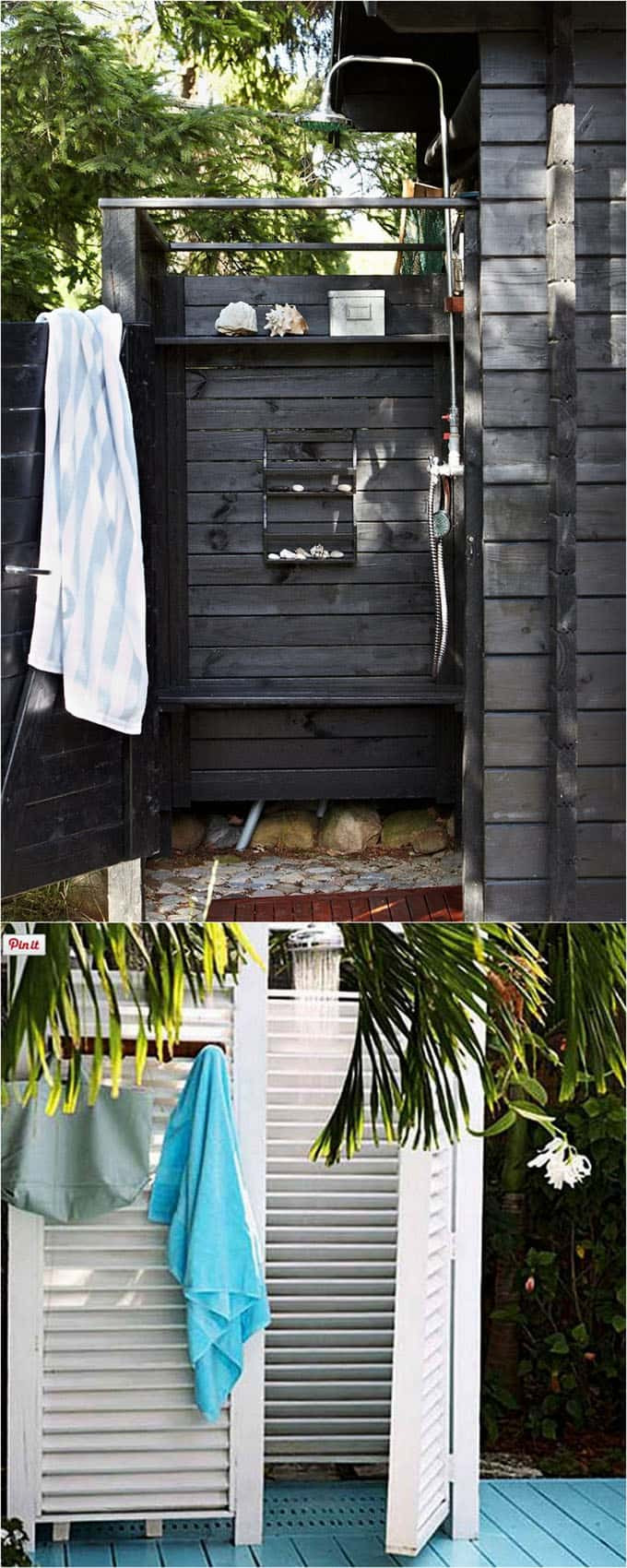 DIY Outdoor Shower Enclosure
 32 Beautiful DIY Outdoor Shower Ideas for the Best