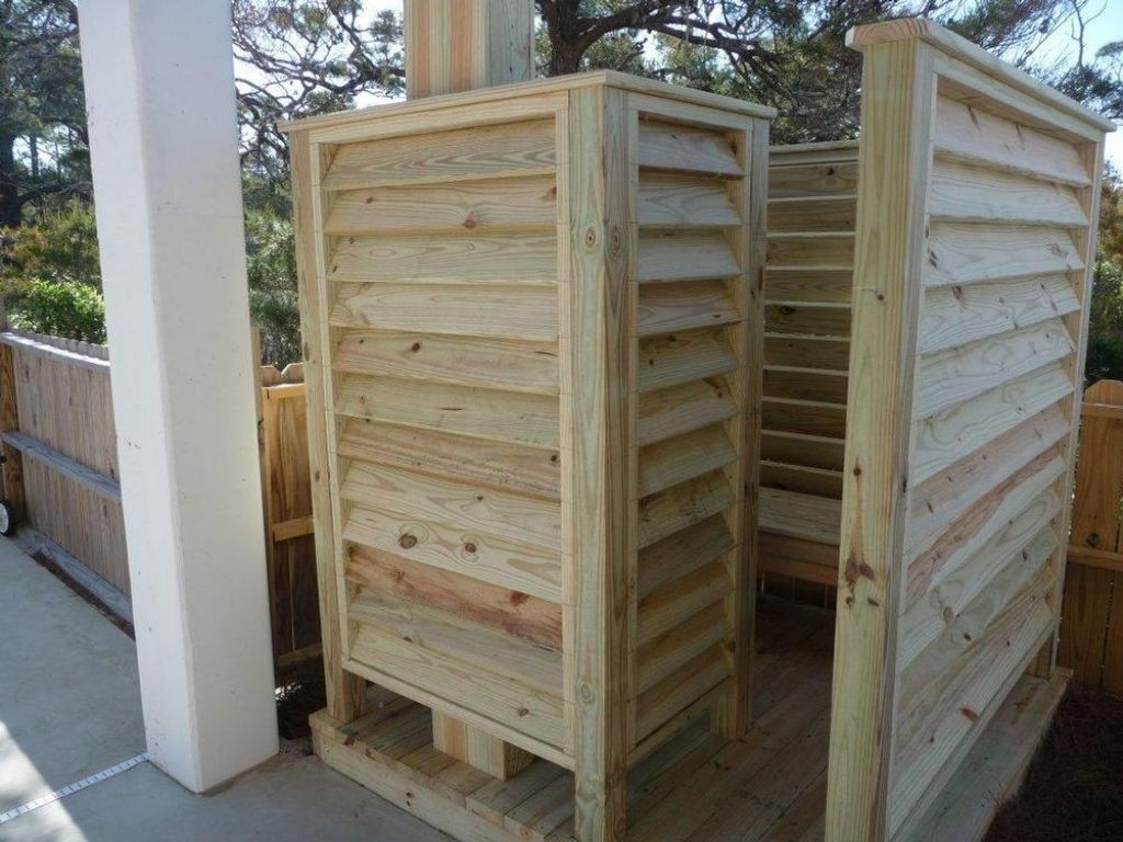 DIY Outdoor Shower Enclosure
 ideas of outdoor shower stall outdoor shower stall