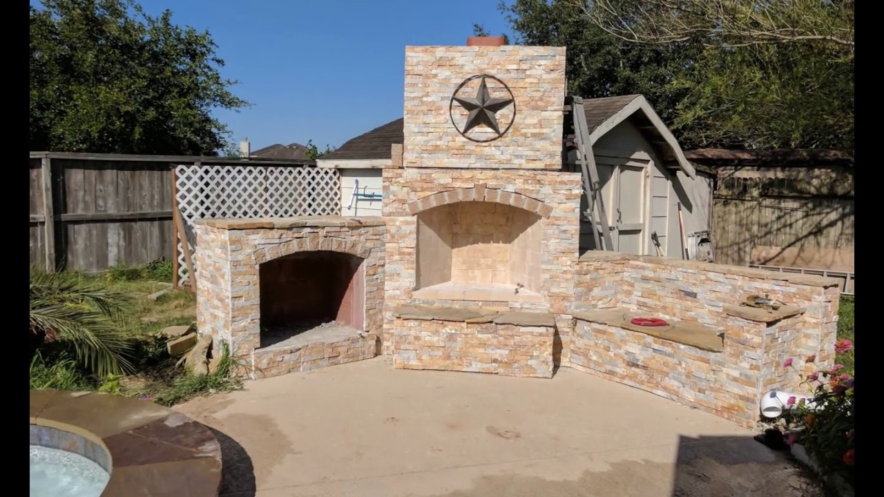 DIY Outdoor Stone Fireplace
 DIY Outdoor Fireplace